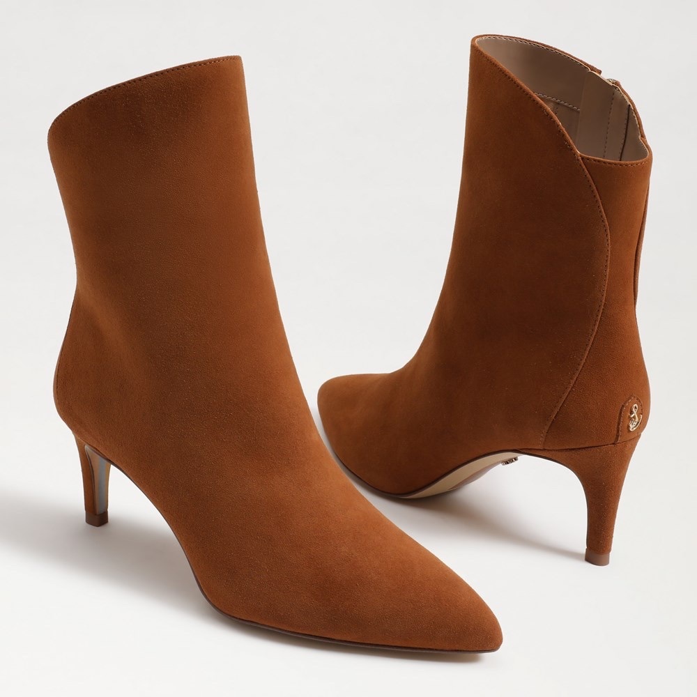 NWT- Sam Edelman Usha Ankle Bootie Frontier Brown - sz 8 - never worn